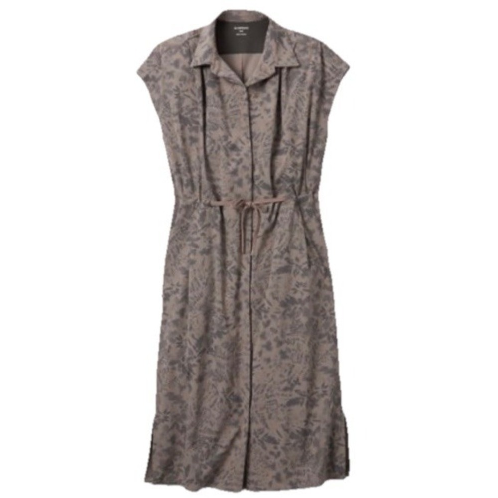 Elegant Gray Midi Dress